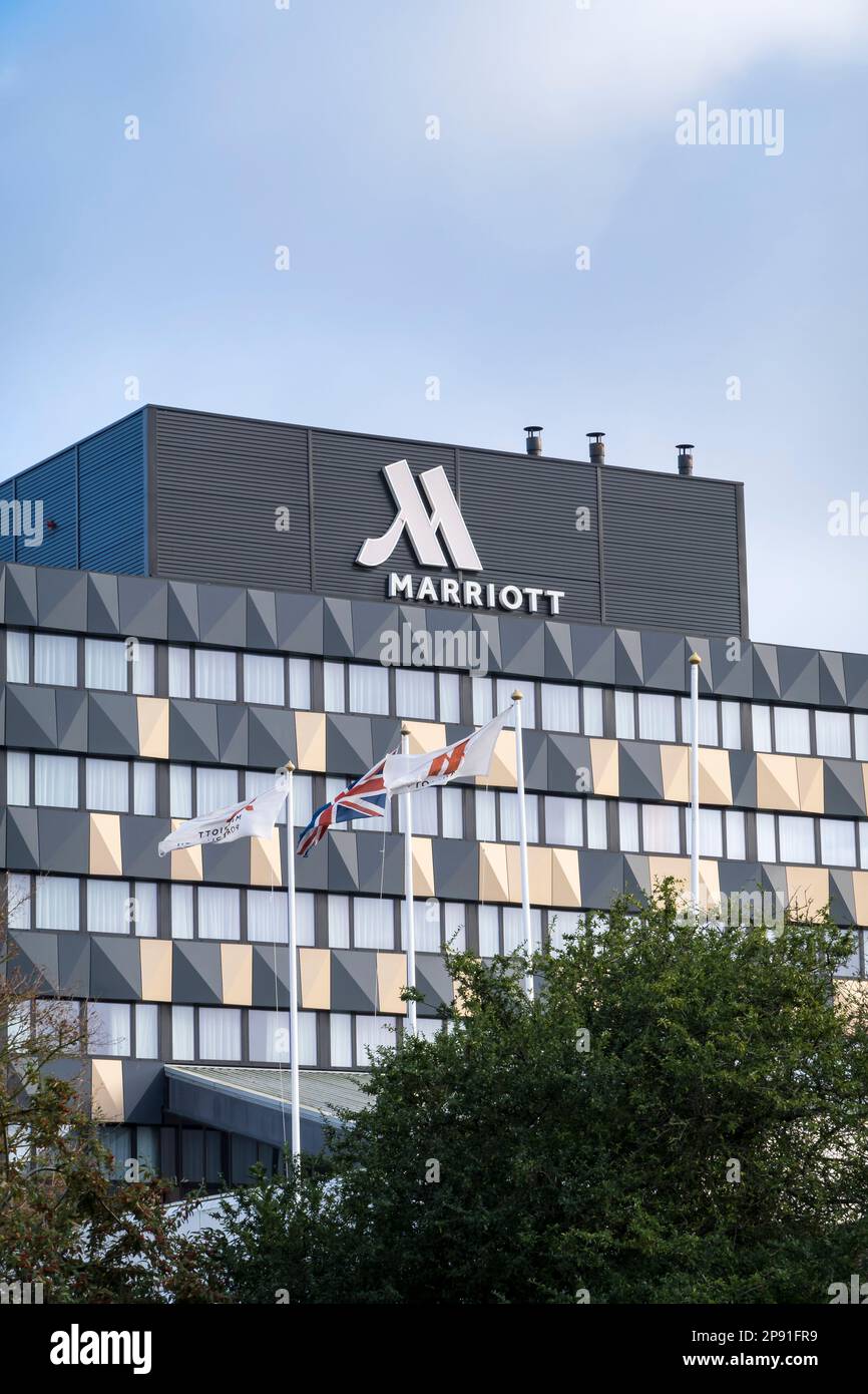 Marriott hotel, Cosham, Portsmouth Stock Photo Alamy