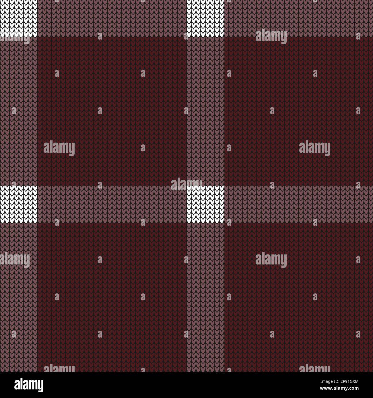 vector seamless knitted stripes pattern Stock Vector