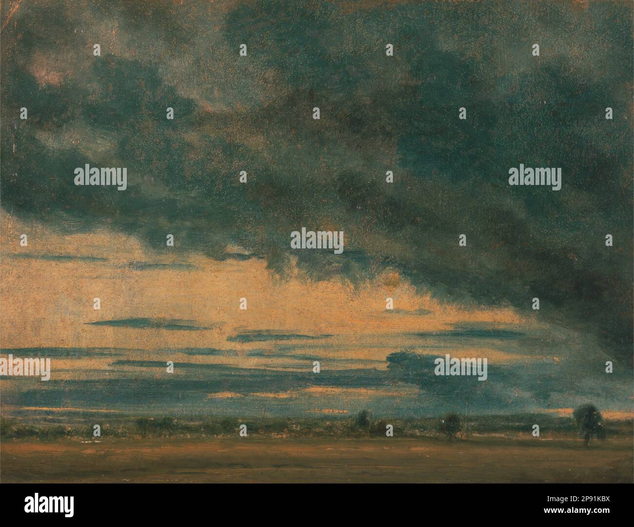 Cloud Study circa 1821 by John Constable Stock Photo - Alamy
