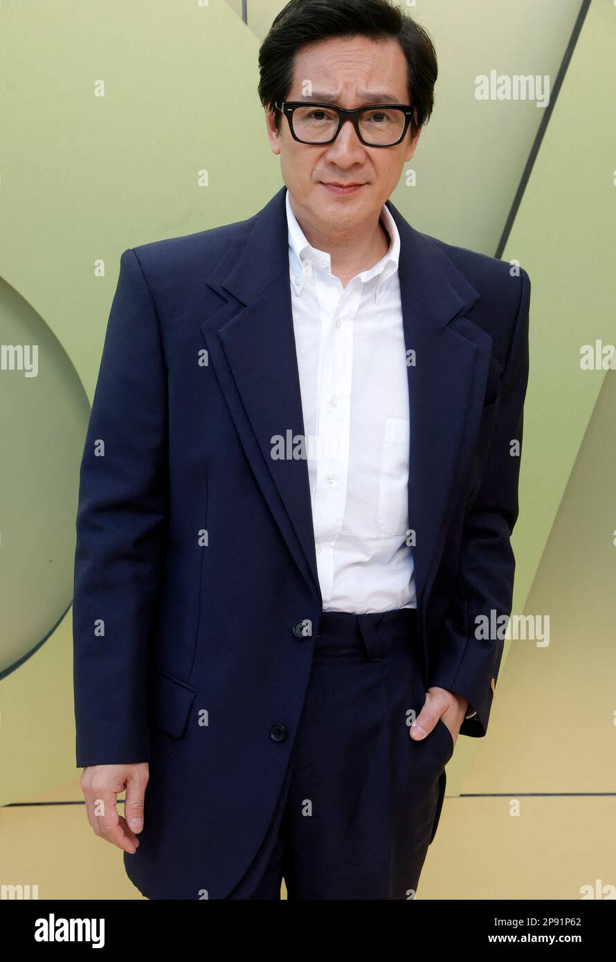 Jonathan Ke Quan attends at the Versace FW23 Show held at the Pacific