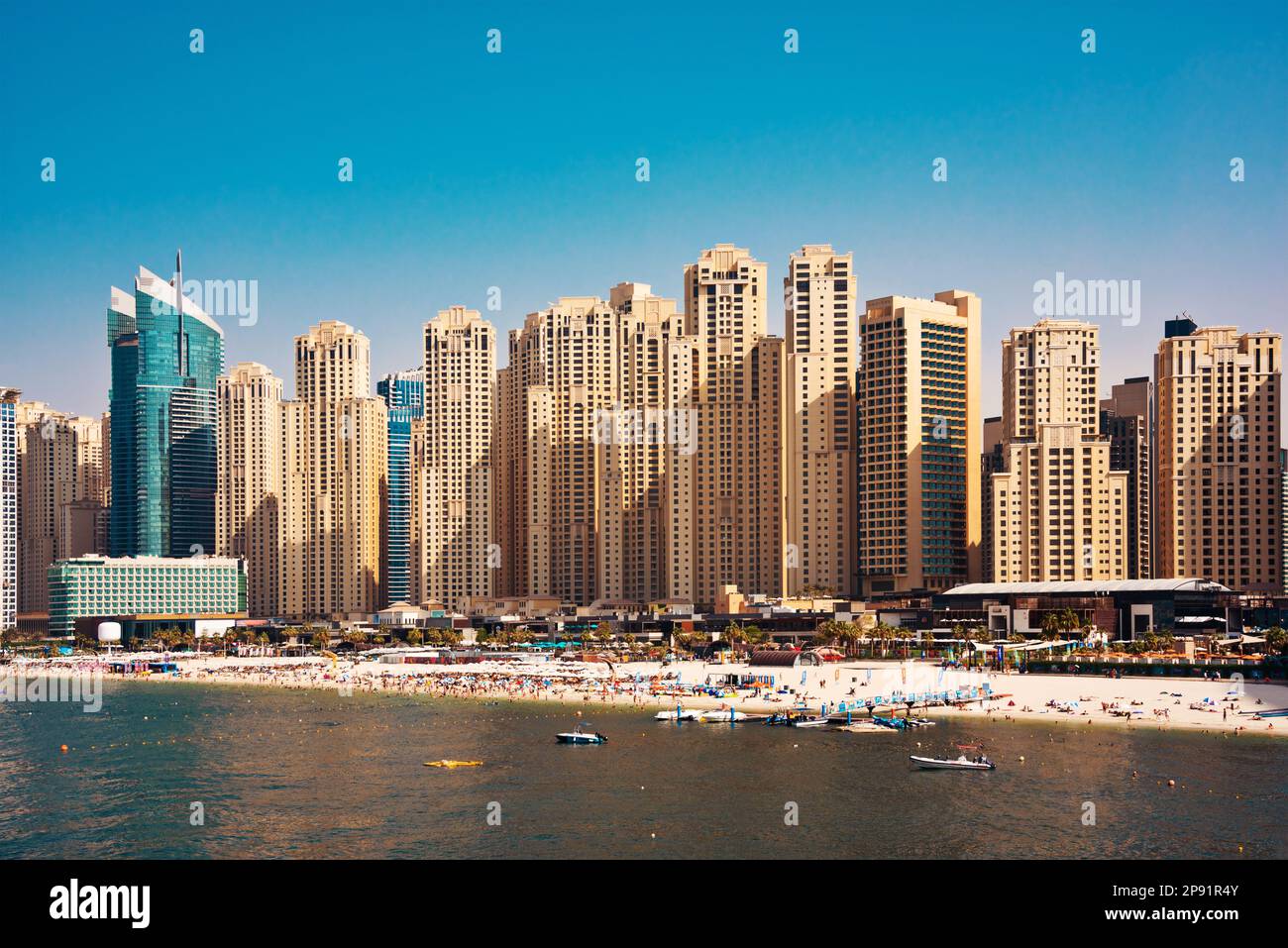 Dubai marina beach seen hi-res stock photography and images - Alamy