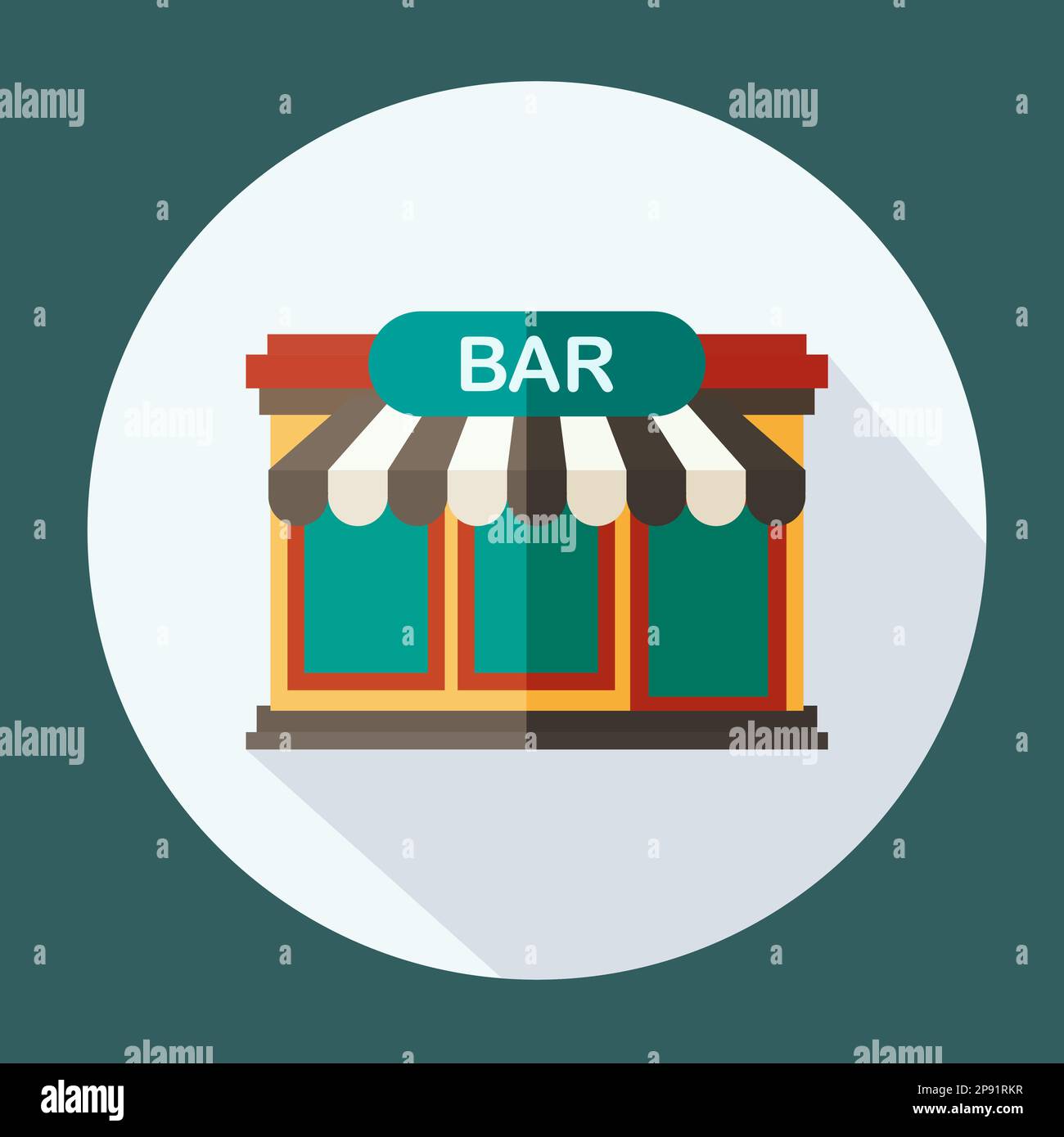 Shop icon on a white background. Flat design. Vector illustration Stock ...