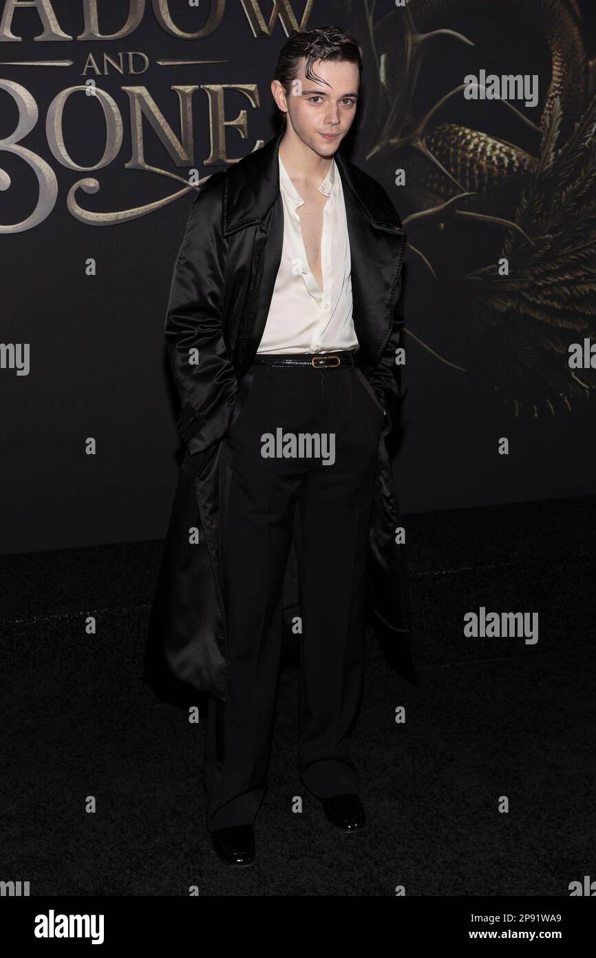 Los Angeles, USA. 09th Mar, 2023. Jack Wolfe attends the arrivals of Netflix Shadow and Bone