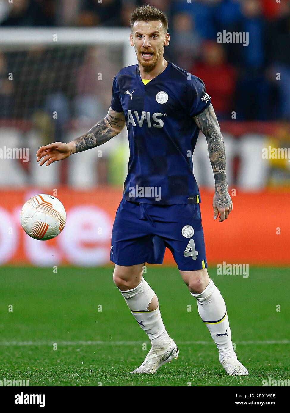 Serdar Aziz of Fenerbahce during the UEFA Europa League match, Round of ...