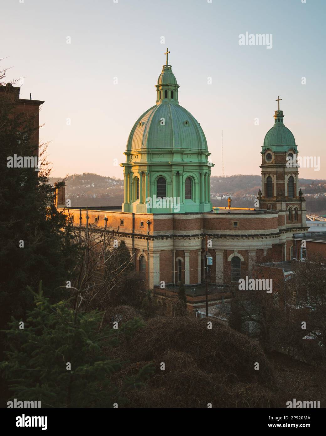 Immaculate Heart of Mary Church in Polish Hill, Pittsburgh, Pennsylvania Stock Photo