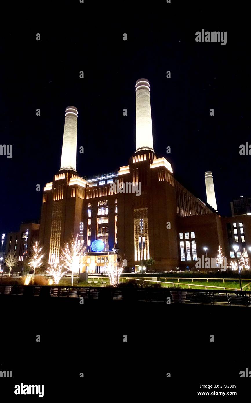 Light Festival, Battersea Power Station , London, UK Stock Photo Alamy