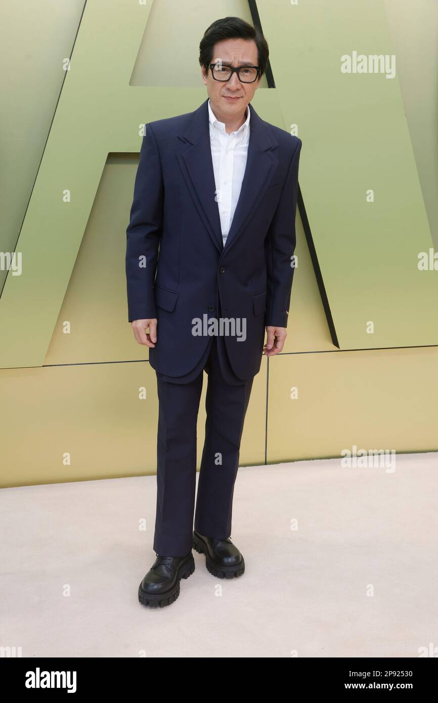 Los Angeles, Ca. 9th Mar, 2023. Ke Huy Quan at the Versace Los Angeles ...