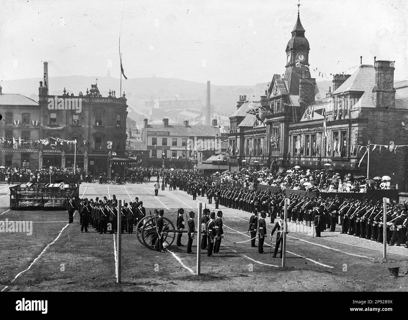 Around the UK - Preparation & events relating to the Coronation of King Edward VII in 1902 Stock Photo