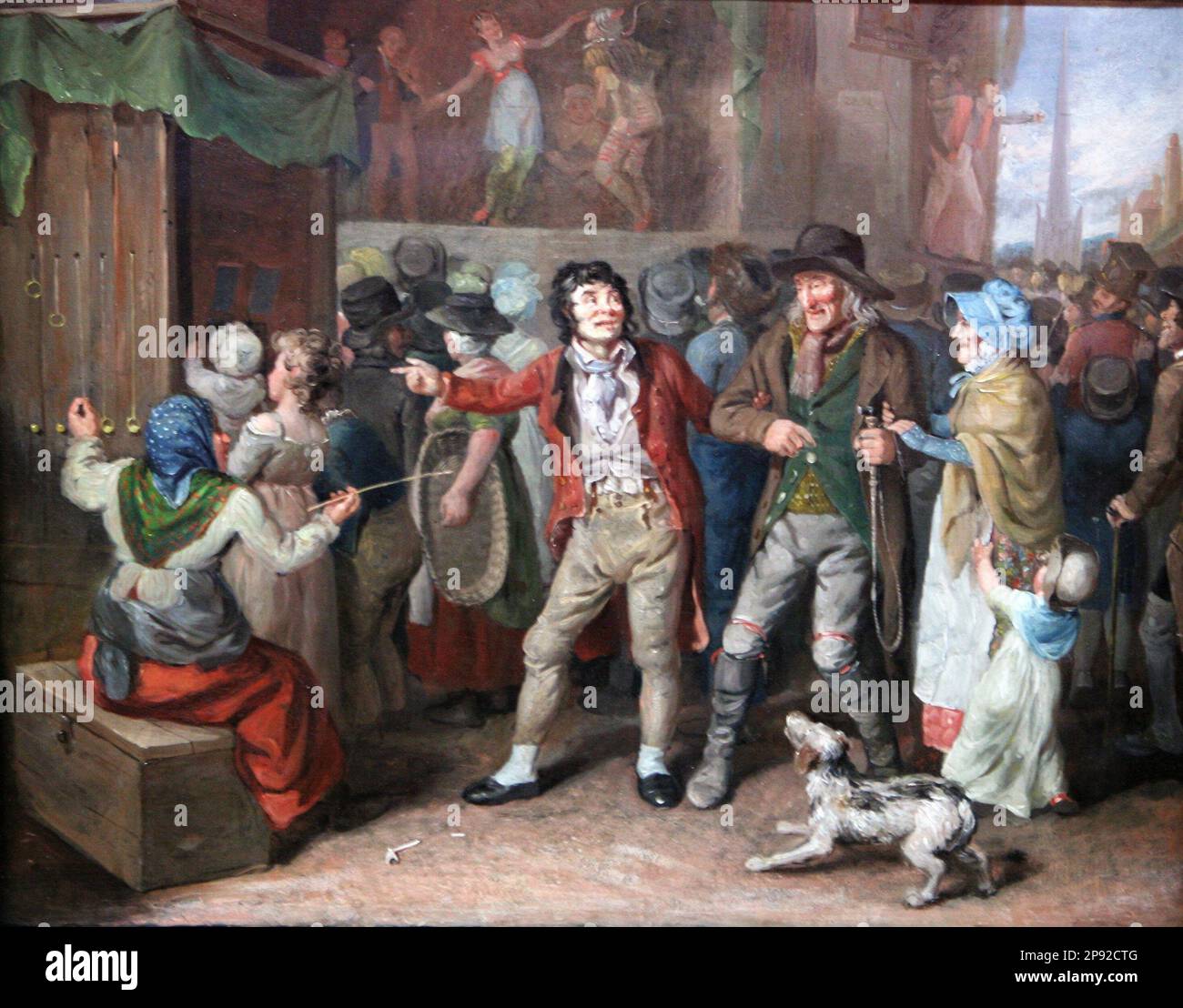 Edward Villiers Rippingille  about 1789-1859 Bristol Fair Stock Photo
