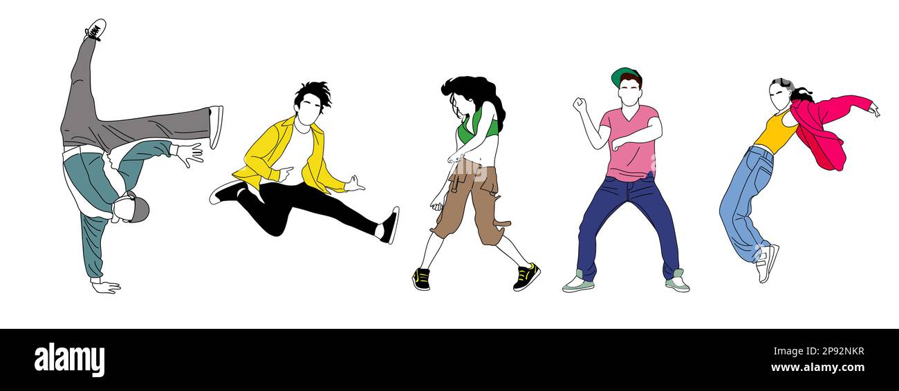 Korean dance club Stock Vector Images Alamy