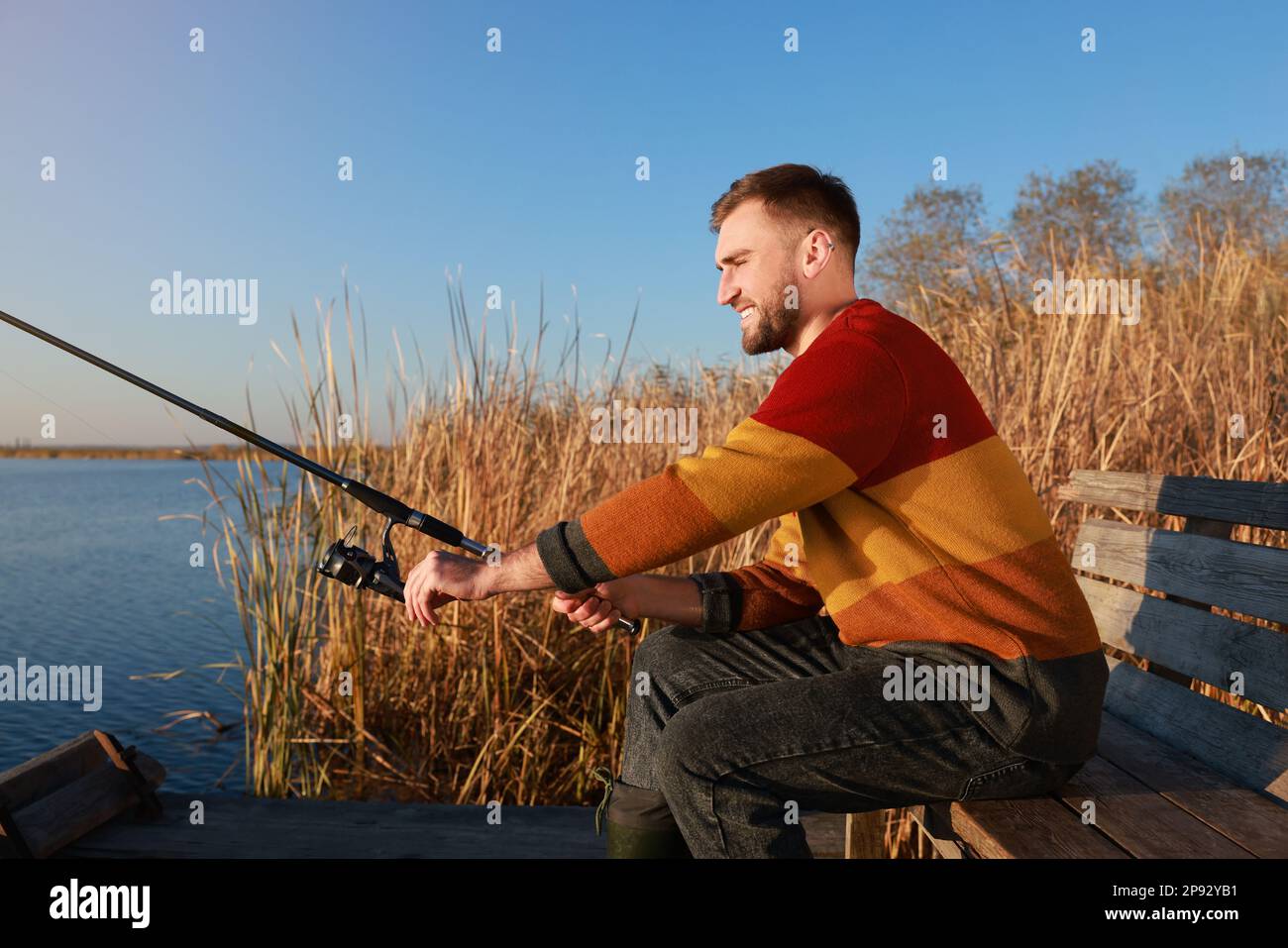 Fisherman fishing rod hi-res stock photography and images - Page 4 - Alamy