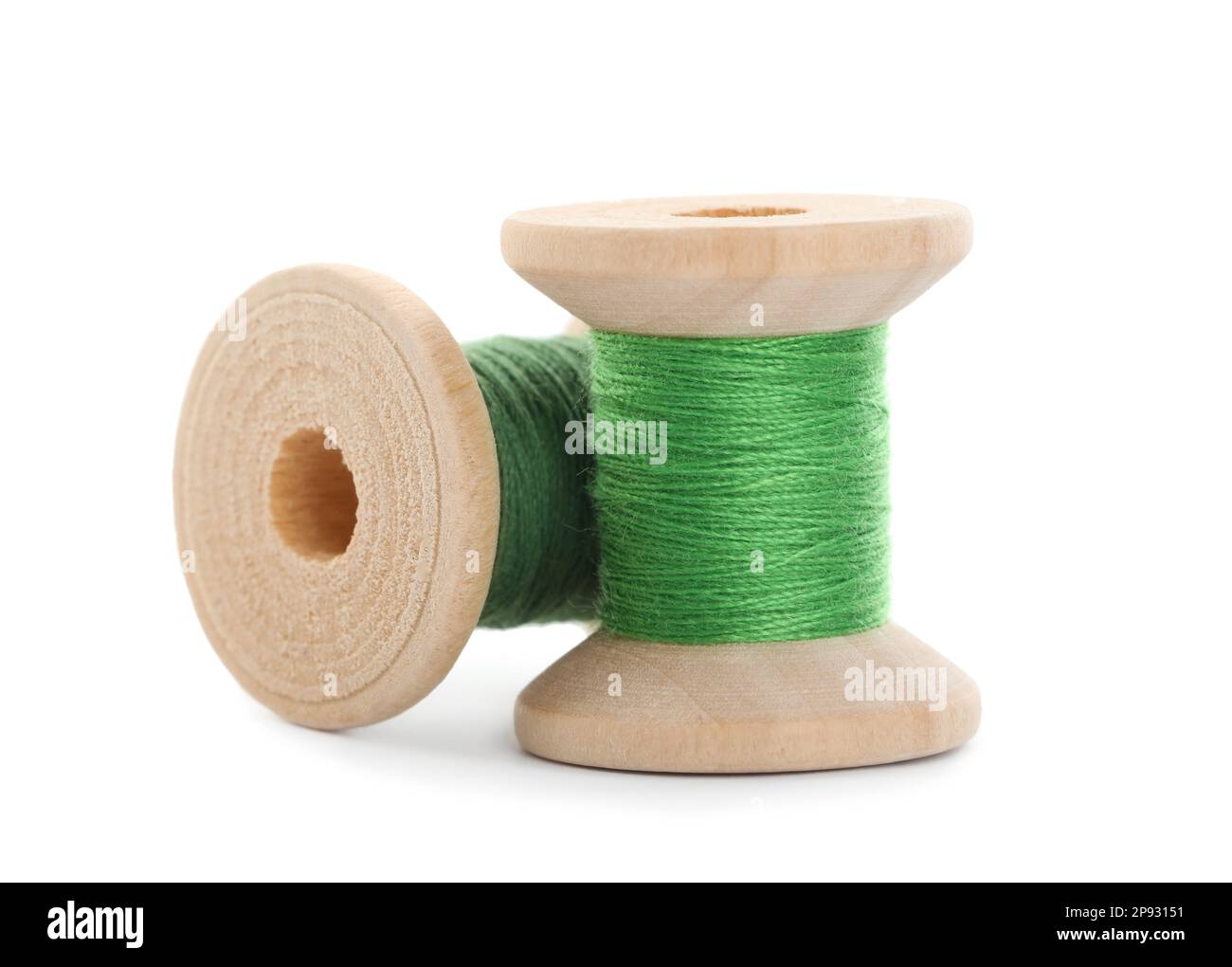 Different colorful sewing threads on white background Stock Photo - Alamy