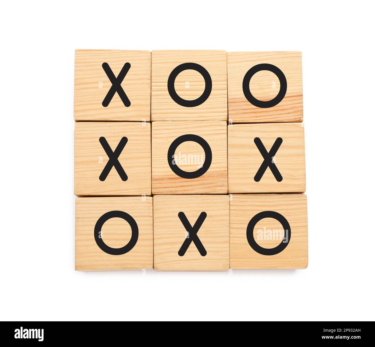 Tic tac toe game Cut Out Stock Images & Pictures - Alamy