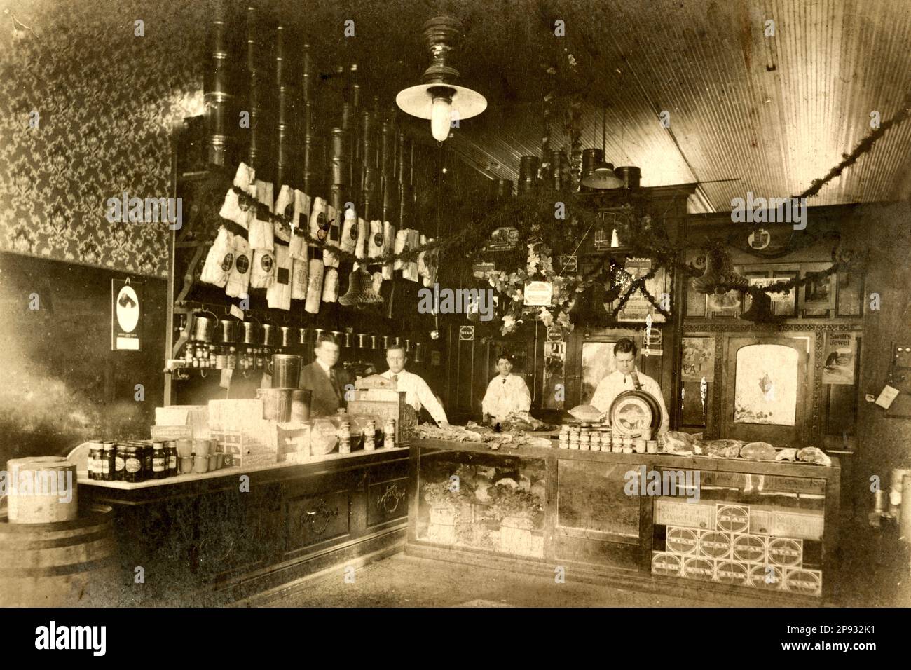 Vintage photo of interior of General Store, early 1900s Vintage photo of interior of General Store, early 1900s