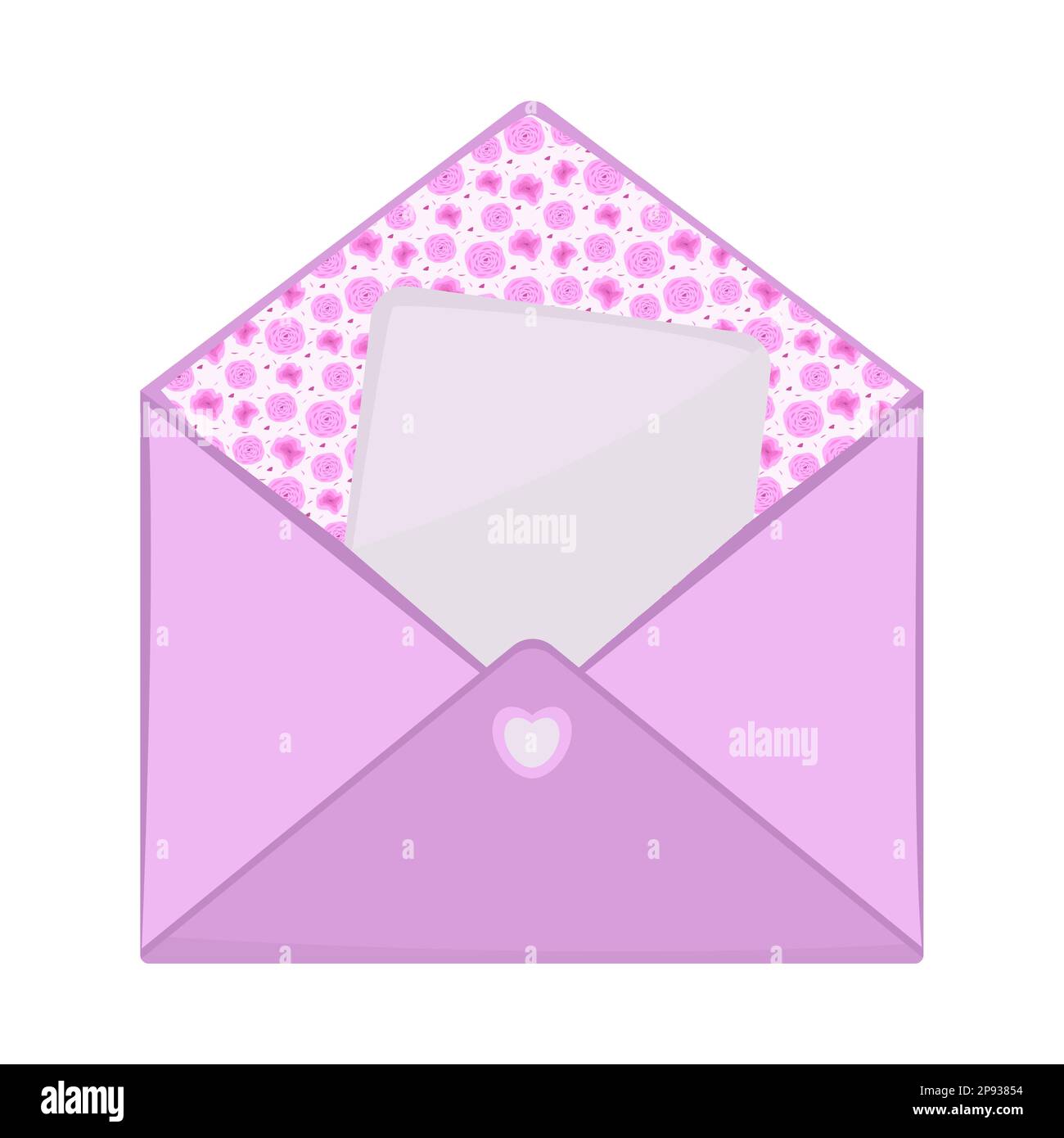 Telegram Letter Set Lavender Envelope