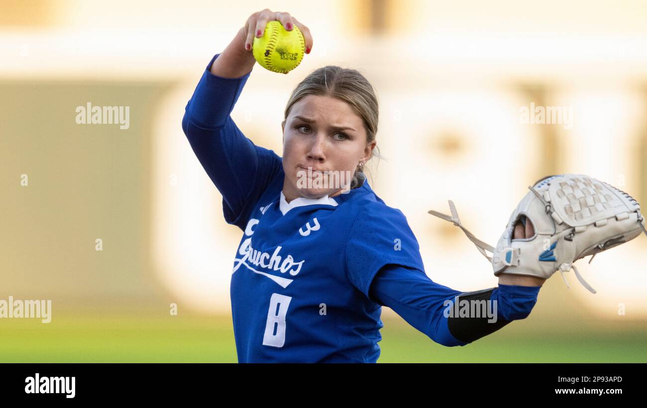 UC Santa Barbara starting pitcher James Callahan (23) during an NCAA  baseball game against UCLA on Tuesday, March 29, 2022, in Los Angeles. (AP  Photo/Kyusung Gong Stock Photo - Alamy