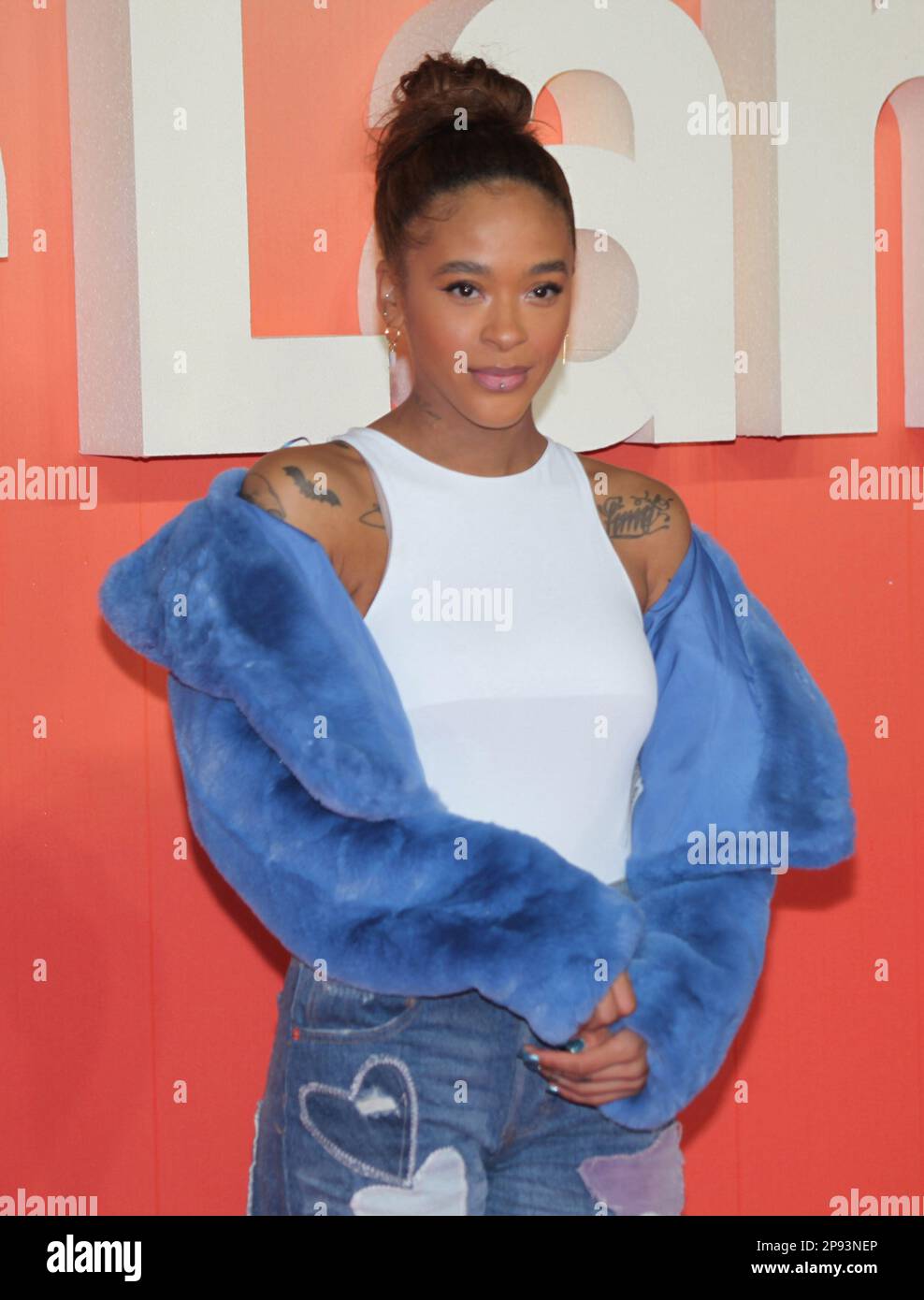 London, UK. Yinka Bokinni at the Rye Lane UK premiere. Peckham Rye. 8th