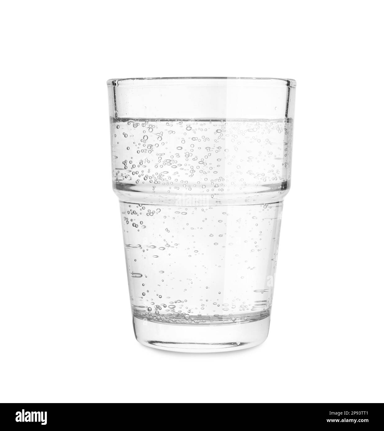 Glass of soda water isolated on white Stock Photo Alamy