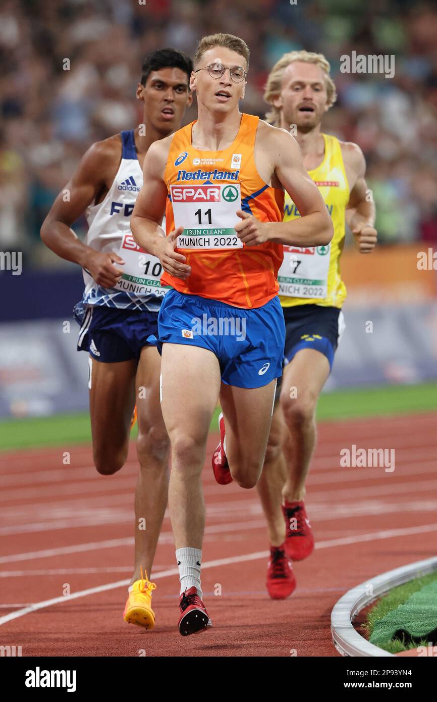 Sven ROOSEN in the Decathlon 1500m at the European Athletics Championship 2022 Stock Photo