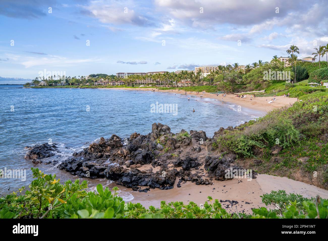 Wailea Beach, Maui, Hawaii, USA, Polynesia, Oceania Stock Photo - Alamy