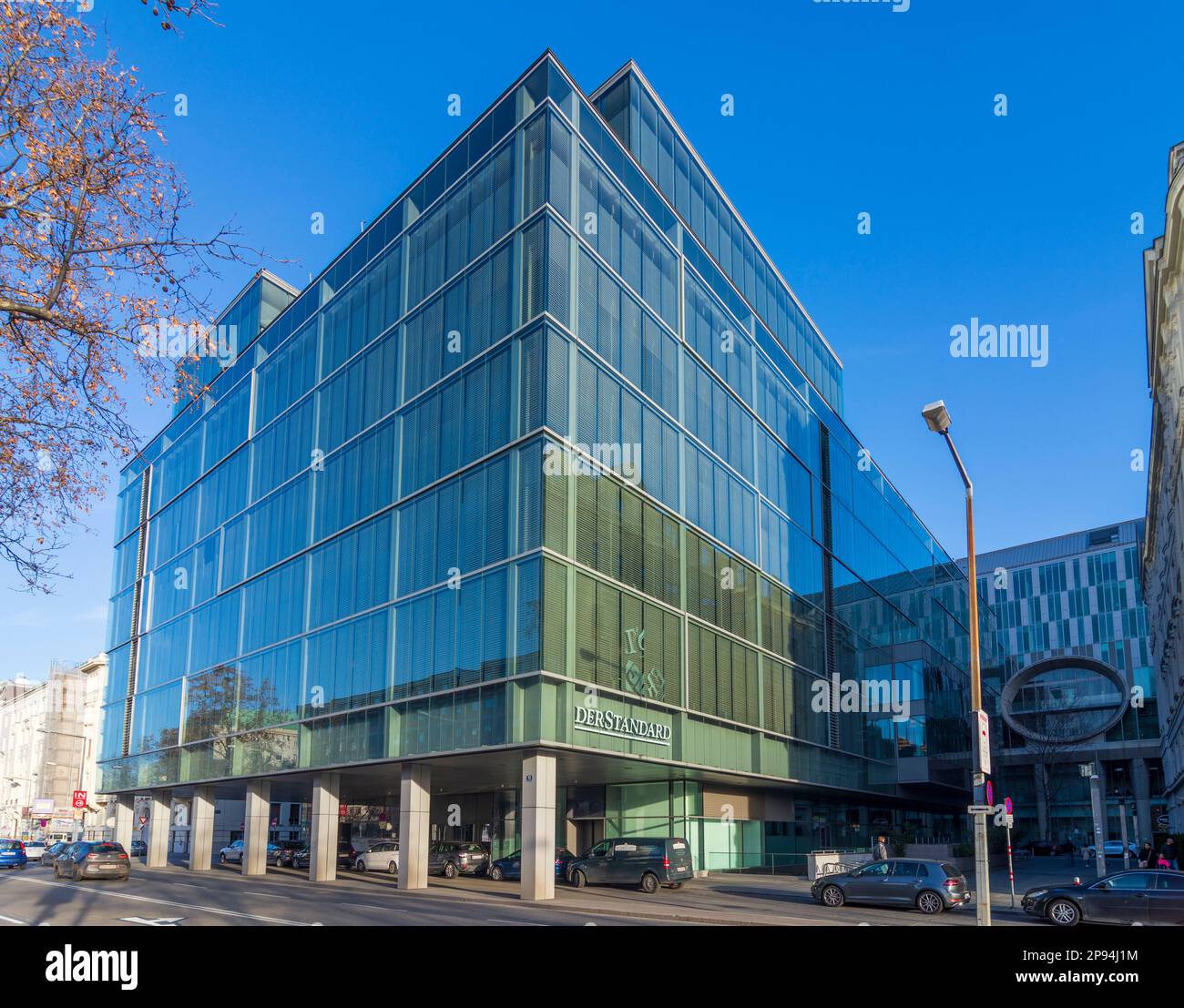 Vienna, headquarters of newspaper 