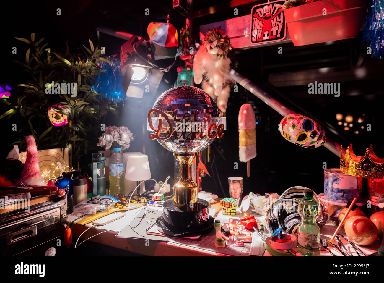 Cologne, Germany. 10th Mar, 2023. The winner's trophy stands in the backstage area before the start of the RTL dance show 'Let's Dance' at the Coloneum. Credit: Rolf Vennenbernd/dpa/Alamy Live News Stock Photo