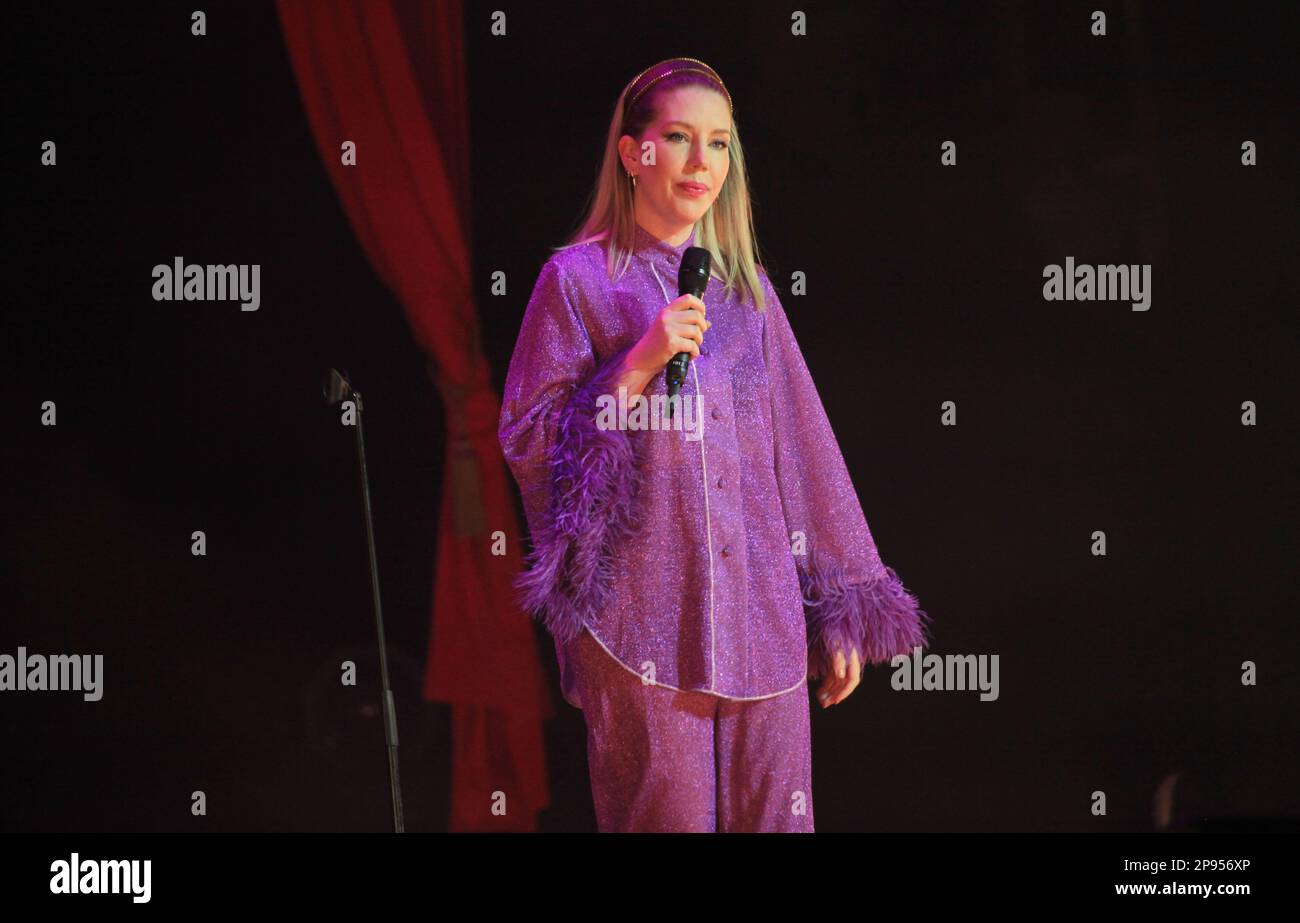 London, UK. Katherine Ryan performs at the Just For Laughs LONDON at