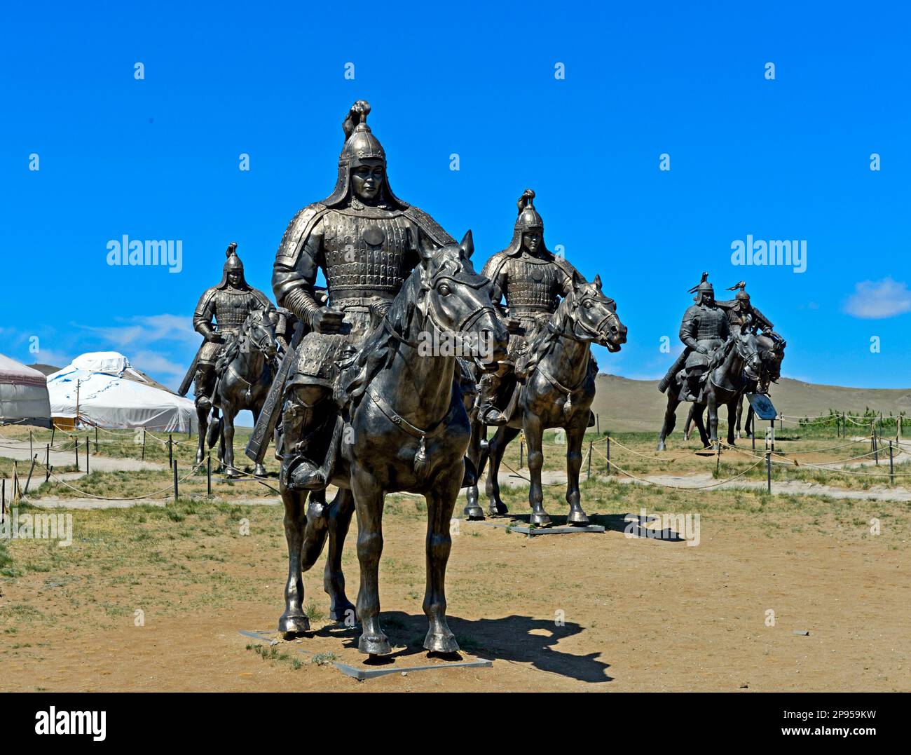 Equestrian Statues of Mongolian Hordes of Genghis Khan, Genghis Khan