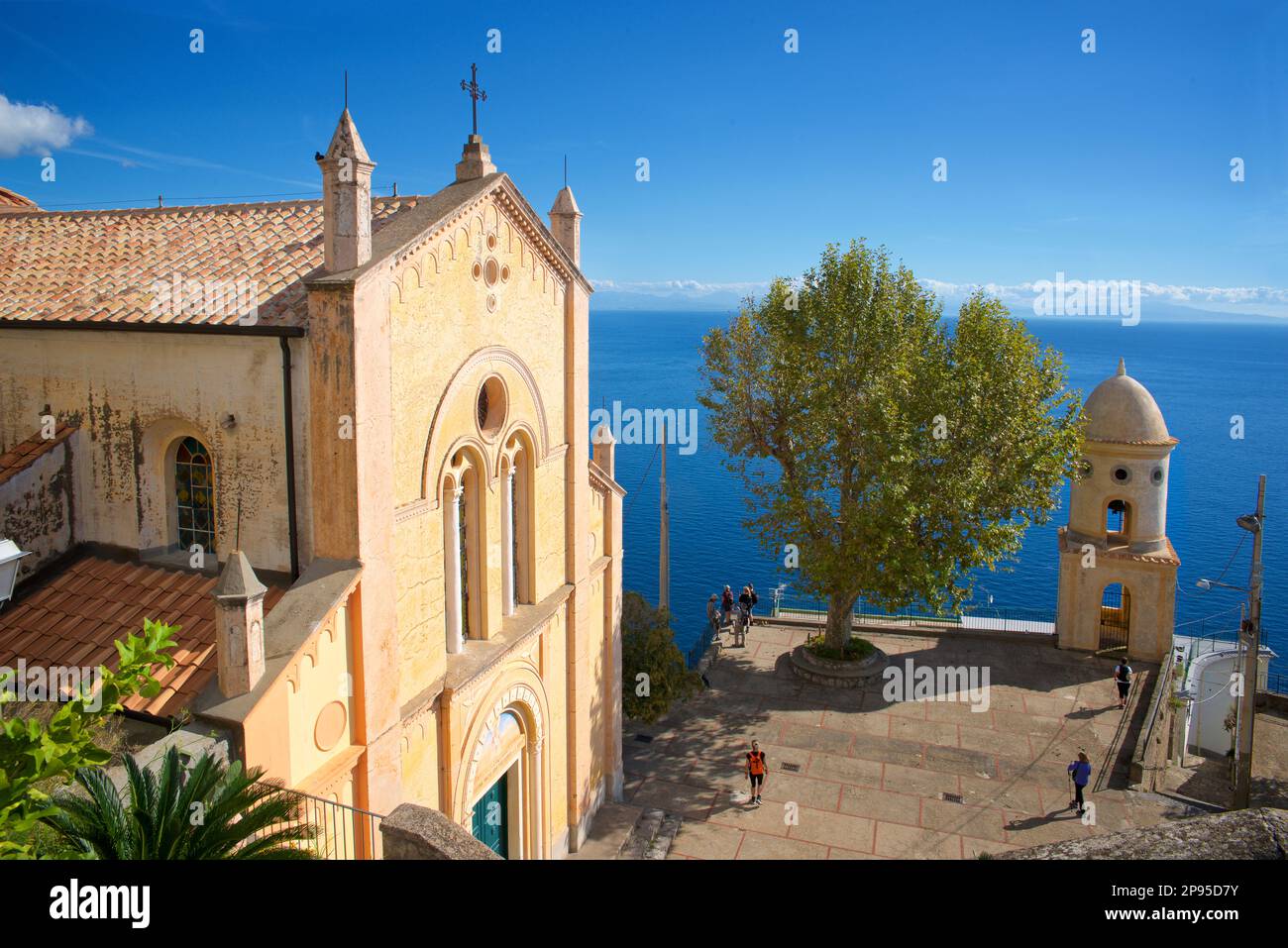Chiesa di Santa Maria Bambina. Church of Santa Maria Bambina, Via Lone, 84011 Amalfi SA, Italy  Provice of Salerno,Campaniaregion. Amalfi coast, Italy Stock Photo