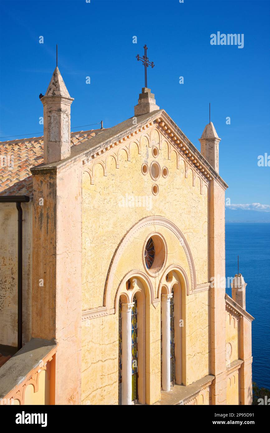 Chiesa di Santa Maria Bambina. Church of Santa Maria Bambina, Via Lone, 84011 Amalfi SA, Italy  Provice of Salerno,Campaniaregion. Amalfi coast, Italy Stock Photo