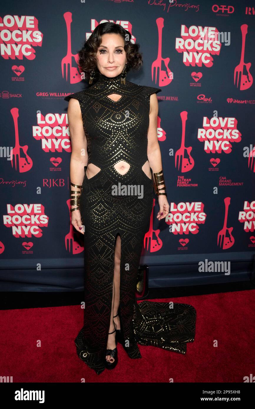 Gina Gershon attends the 7th annual Love Rocks NYC concert benefitting