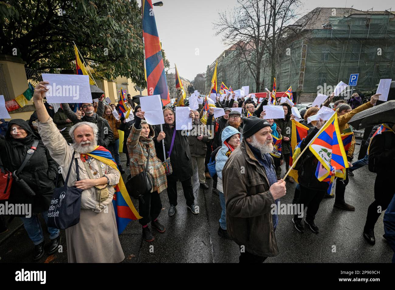 Prague, Czech Republic. 10th Mar, 2023. Assembly on the 64th