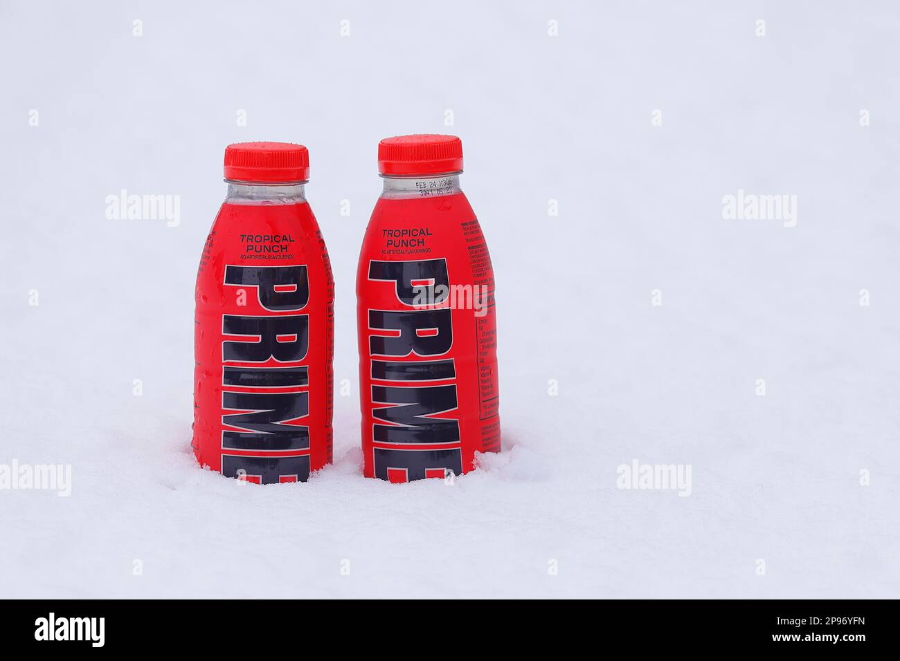 PRIME Hydration Drink, The Brand Is Promoted, And Partially