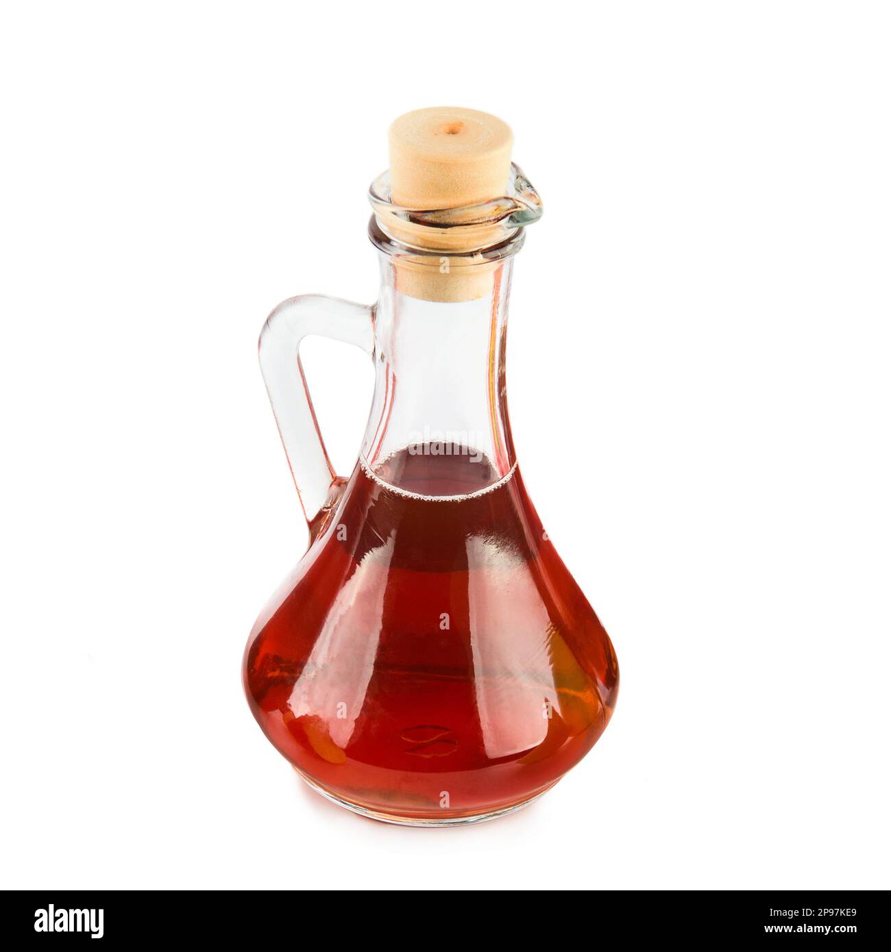Vinegar in a jug isolated on a white background Stock Photo Alamy