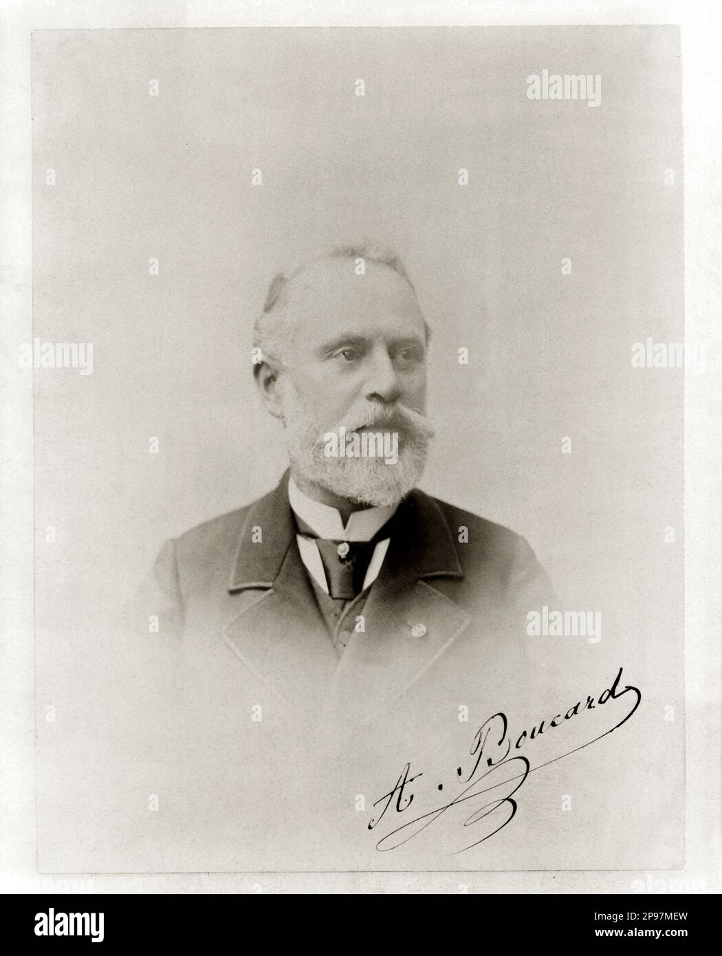 The french ornithologist ADOLPHE BOUCARD ( 1839 -  1905 )  - ORNITOLOGIA - ORNITOLOGO - ORNITHOLOGY - scientist  - foto storiche - foto storica  - scienziato - scientist  - portrait - ritratto  - FRANCE - FRANCIA - barba - beard  - BIOLOGIST  - SCIENZA - SCIENCE  - BIOLOGIST - BIOLOGO - BIOLOGIA  - tie - cravatta - collar - colletto - older ancient man - uomo anziano vecchio - signature - firma - autografo - autograph  ----   Archivio GBB Stock Photo