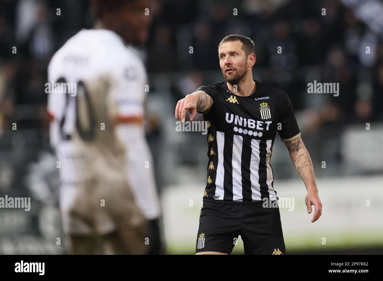 Belgium. 10th Mar, 2023. Charleroi's Damien Marcq pictured during a