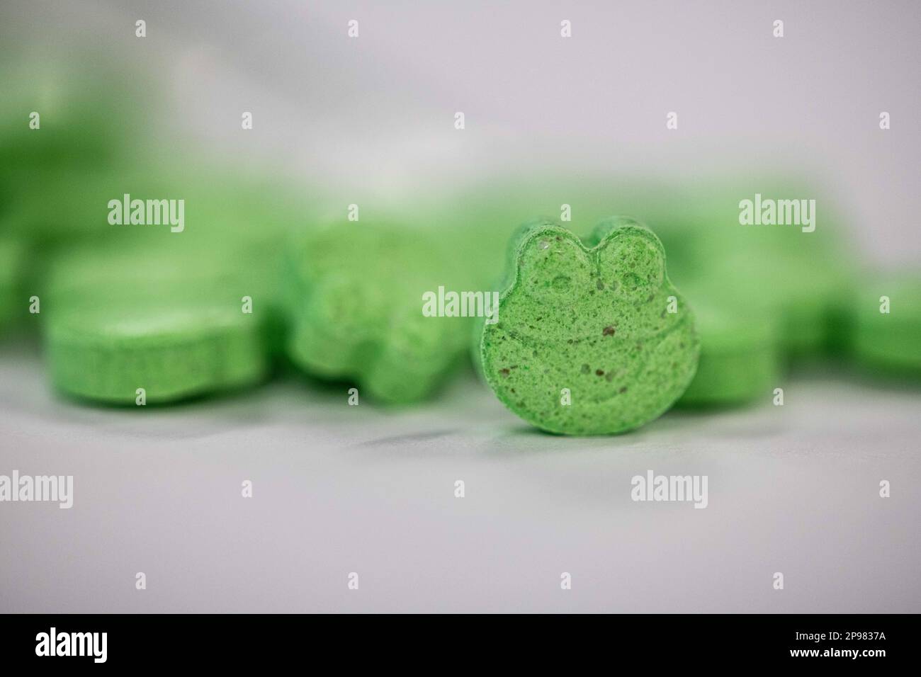 Nicc Incc MDMA tablets, also know as XTC are seen during a visit to the new ...