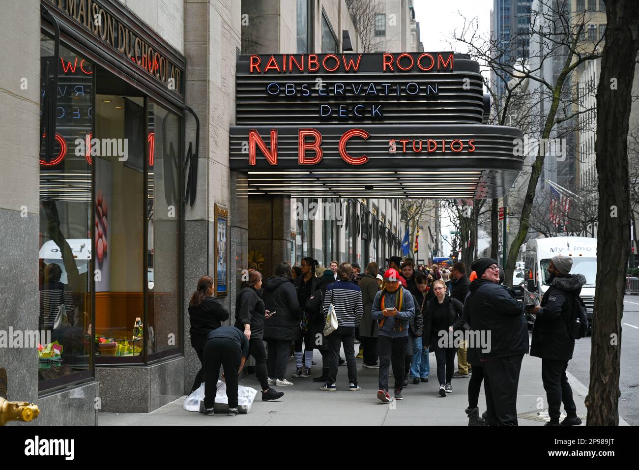 The entrance to the Rockefeller Center's Top of the Rock Observation