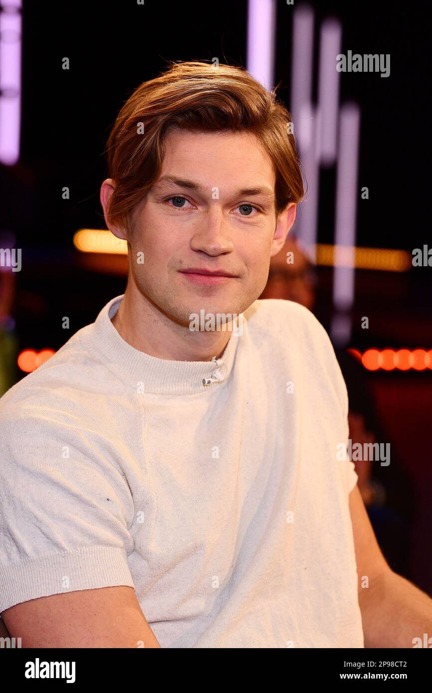 Damian Hardung Attends The NDR Talk Show At NDR Studio On March 10, 2023 In Hamburg, Germany