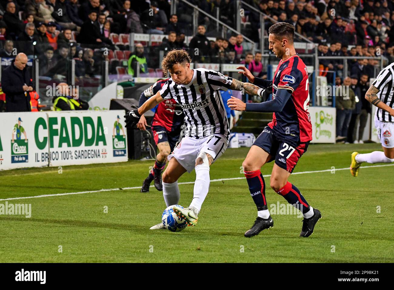 Cagliari, Italy. 10th Mar, 2023. Marcel Buchel of Ascoli Calcio during  Cagliari Calcio vs Ascoli Calcio,, image size:1300x956