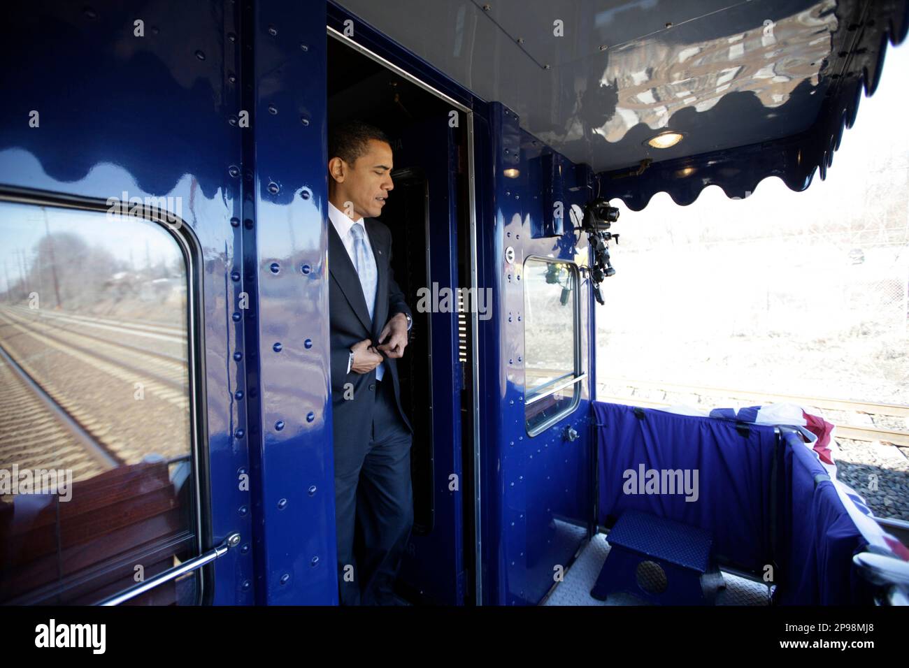 Obama's on the TRAIN! 