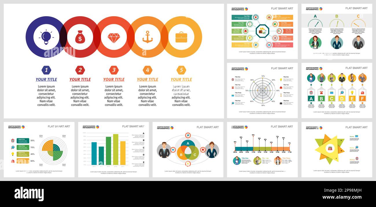 Business infographic diagram set Stock Vector Image & Art - Alamy