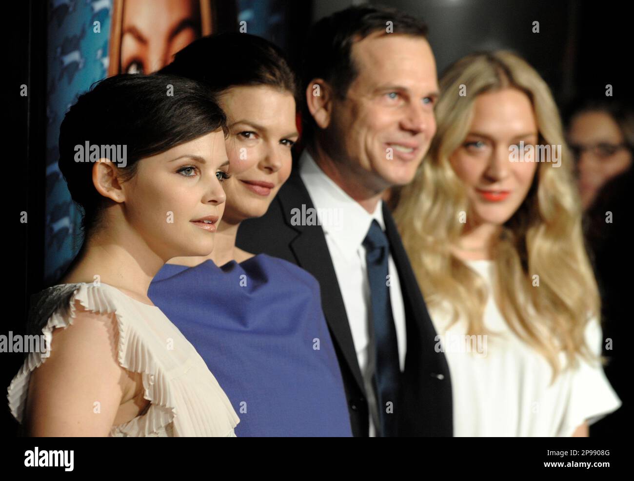 From left, "Big Love" cast members Ginnifer Goodwin, Jeanne Tripplehorn, Bill Paxton and Chloe