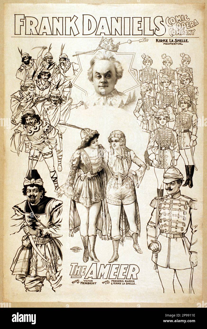 1900 , New York , USA : THE AMEER , music by Victor Herbert , book by ...