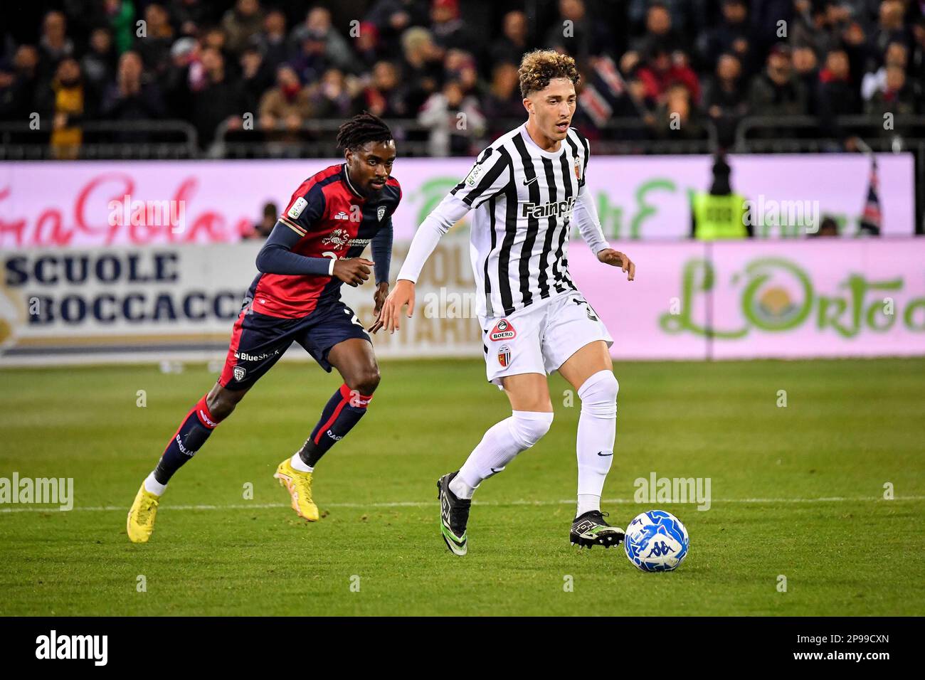 Cagliari, Italy. 10th Mar, 2023. Marcello Falzerano of Ascoli Calcio during  Cagliari Calcio vs Ascoli Calcio,, image size:1300x956