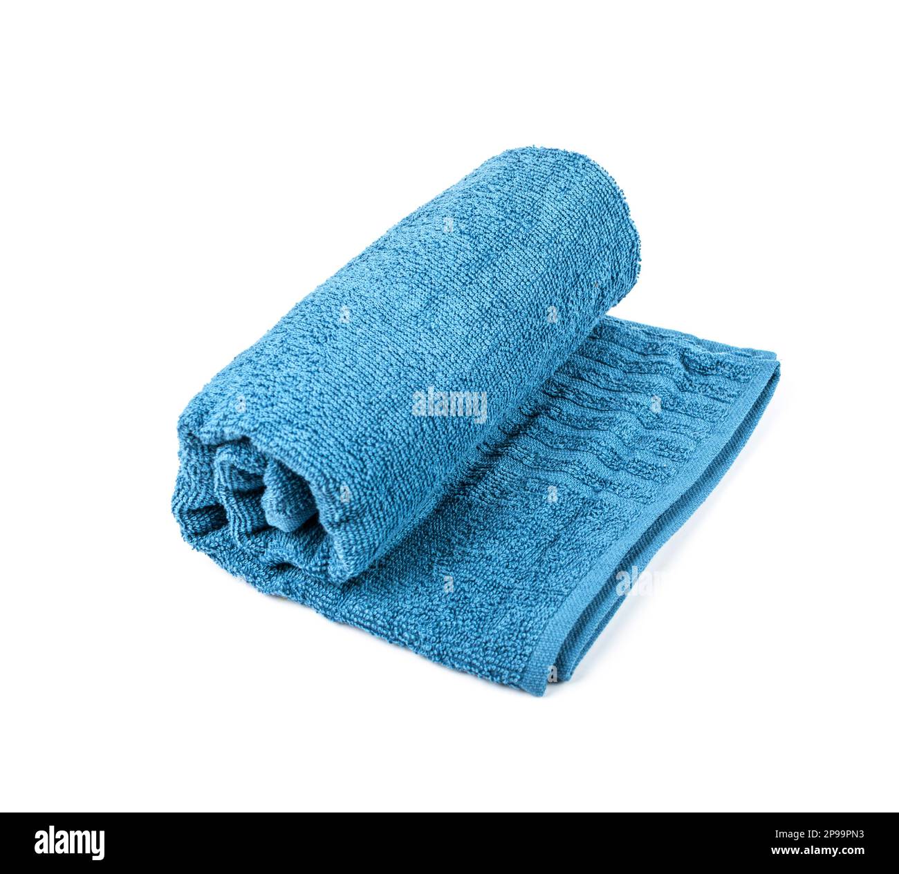 https://c8.alamy.com/comp/2P99PN3/rolled-blue-towel-isolated-new-terry-cotton-towel-soft-washcloth-on-white-background-2P99PN3.jpg