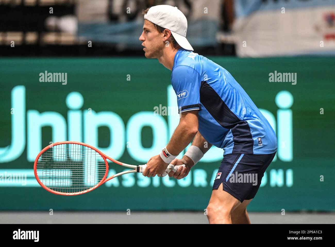 Diego Schwartzman (Argentina). Davis Cup Finals, Group A (Bologna Stock