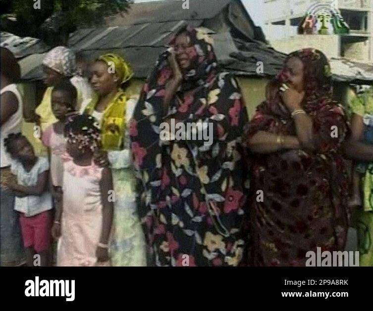 ** FILE ** This Dec. 26, 2008 file photo taken from Guinean television