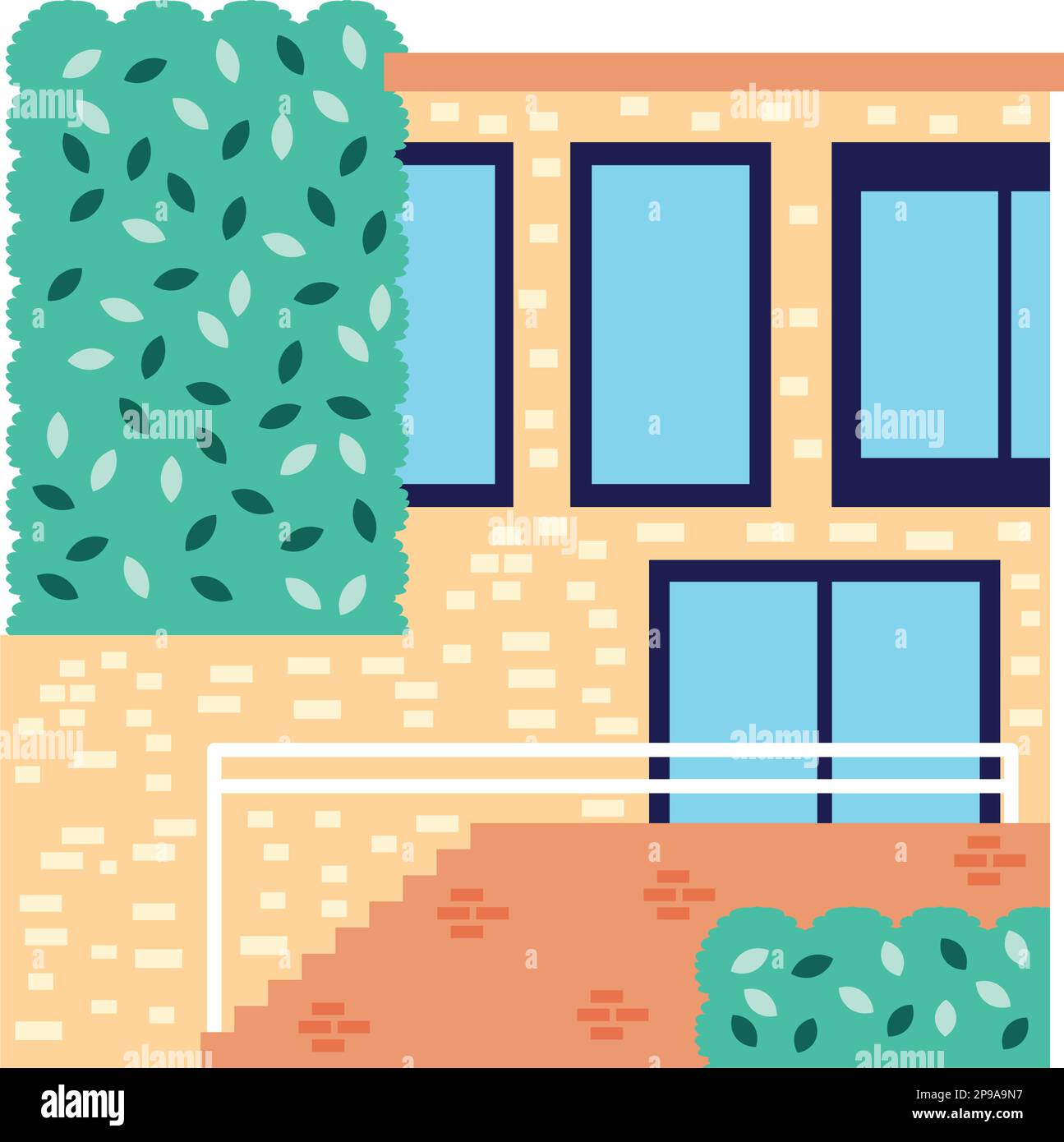 building flat isolated Stock Vector Image & Art - Alamy