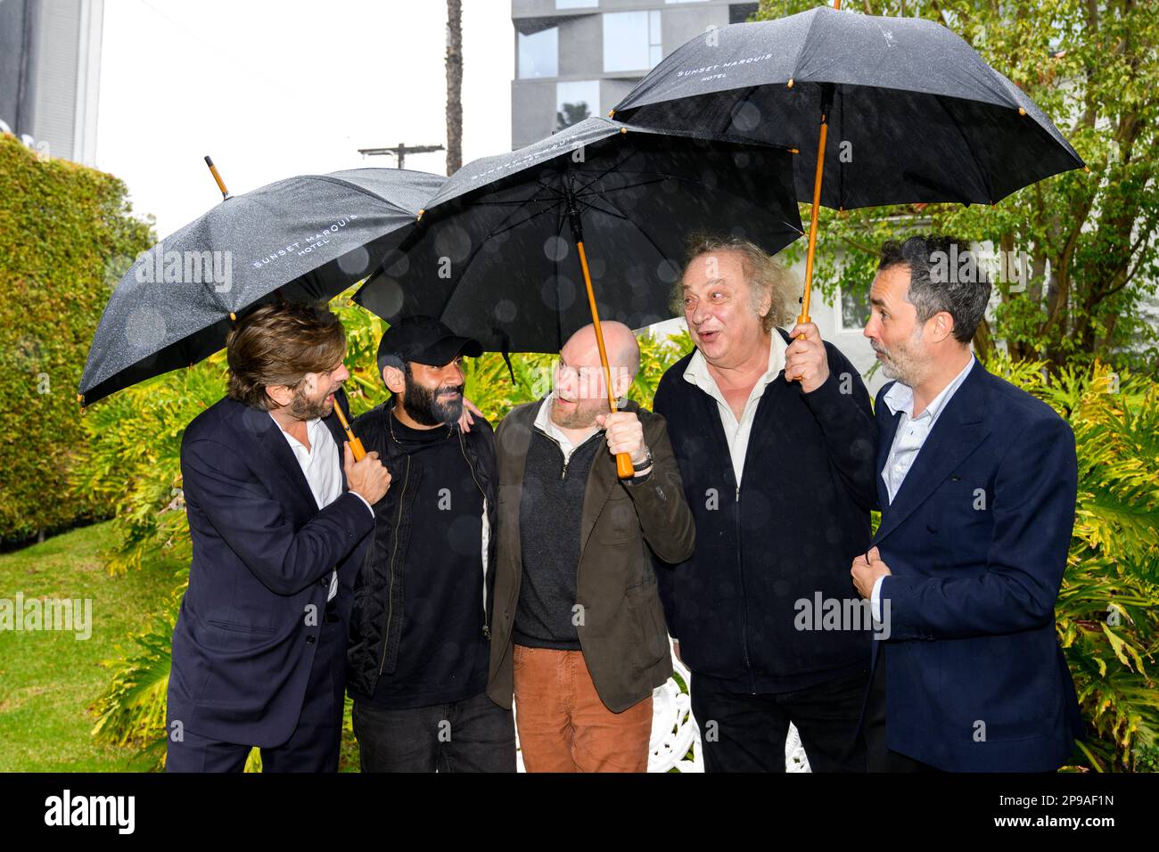 LOS ANGELES 20230310Swedish director Ruben Östlund and actors Arvin